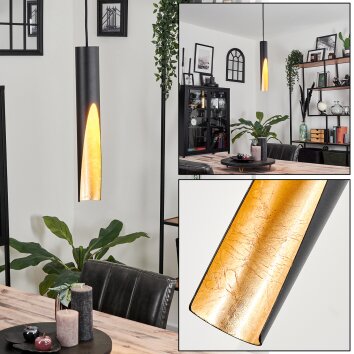 Rolle Pendant Light LED black, 1-light source