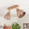 Brunnen Ceiling Light brown, Wood like finish, Taupe, 2-light sources