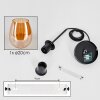 Vevino Pendant Light glass 20cm Amber, 1-light source