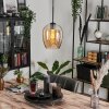 Vevino Pendant Light glass 20cm Amber, 1-light source