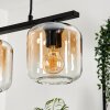 Lauden Pendant Light glass 15cm Amber, clear, 3-light sources