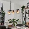 Lauden Pendant Light glass 15cm Amber, clear, 3-light sources