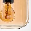 Lauden Pendant Light glass 15cm Amber, 3-light sources