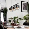 Lauden Pendant Light glass 15cm Smoke-coloured, 3-light sources