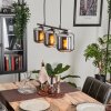 Lauden Pendant Light glass 15cm Smoke-coloured, 3-light sources