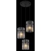 Globo GORLEY Pendant Light black, 3-light sources