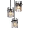 Globo GORLEY Pendant Light black, 3-light sources