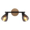 Globo MUBBY Ceiling Light Ecru, black, 2-light sources