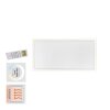 LeuchtenDirekt BEROA Ceiling panel with IR heating LED white, 1-light source, Remote control