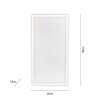 LeuchtenDirekt BEROA Ceiling panel with IR heating LED white, 1-light source, Remote control