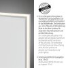 LeuchtenDirekt BEROA Ceiling panel with IR heating LED white, 1-light source, Remote control