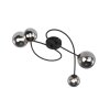 Fischer & Honsel Bala Ceiling Light LED black, 4-light sources