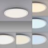 Leuchten Direkt EDGING Ceiling Light LED white, 2-light sources, Remote control