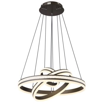 Globo GROUNI Pendant Light LED titanium, 1-light source, Remote control