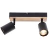 Brilliant Jello Wood Ceiling Light Ecru, black, 2-light sources