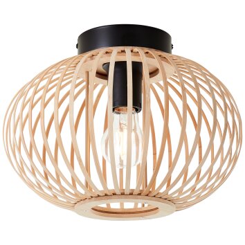 Brilliant Enca Ceiling Light black, 1-light source