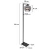 Steinhauer Lotus Floor Lamp, 1-light source