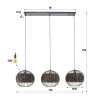 Burgase Pendant Light anthracite, 3-light sources