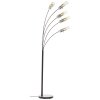 Brilliant Glasini Floor Lamp black, 5-light sources