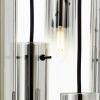 Brilliant Glasini Pendant Light black, 7-light sources