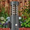 Dakar pedestal light anthracite, 1-light source, Motion sensor