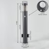 Dakar path light anthracite, 1-light source, Motion sensor