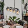 Lauden Pendant Light glass 15cm clear, Smoke-coloured, 4-light sources
