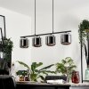 Lauden Pendant Light glass 15cm Smoke-coloured, 4-light sources