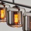 Lauden Pendant Light glass 15cm Smoke-coloured, 4-light sources