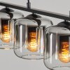 Lauden Pendant Light glass 15cm clear, Smoke-coloured, 4-light sources