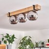 Montgomery Ceiling Light glass 15cm black, 3-light sources