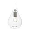 Steinhauer GLASS LIGHT Pendant Light stainless steel, 1-light source