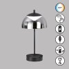 FHL easy Riva Table lamp LED black, 1-light source