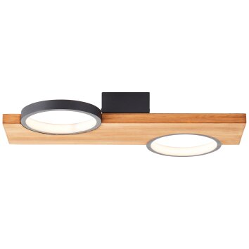 Brilliant Cheesy Ceiling Light LED black, 1-light source
