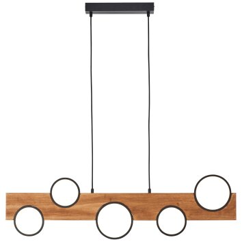 Brilliant Cheesy Pendant Light LED black, 1-light source