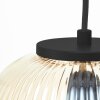 Brilliant Kaizen Pendant Light black, 3-light sources