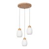 Nacimiento Pendant Light Light wood, 3-light sources