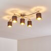 Glane Ceiling Light matt nickel, 5-light sources