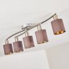 Glane Ceiling Light matt nickel, 5-light sources