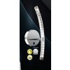 HYPERION Wall Light chrome, 1-light source