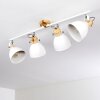 Banjul Ceiling Light Light wood, white, 4-light sources