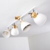 Banjul Ceiling Light Light wood, white, 4-light sources