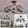 Gastor Ceiling Light black, 5-light sources