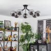 Gastor Ceiling Light black, 7-light sources