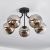 Gastor Ceiling Light black, 5-light sources