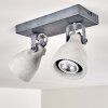 Lomma Ceiling Light grey, 2-light sources