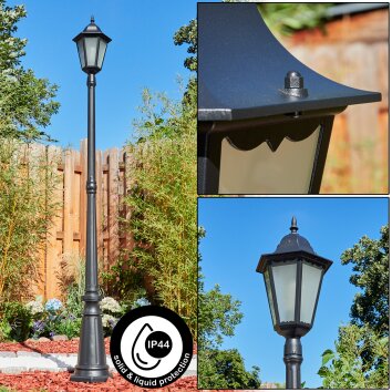 Hongkong path light black, 1-light source