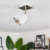 Tibro Ceiling Light matt nickel, white, 1-light source
