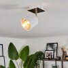Tibro Ceiling Light matt nickel, white, 1-light source