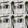 Vevino Pendant Light clear, Smoke-coloured, 3-light sources